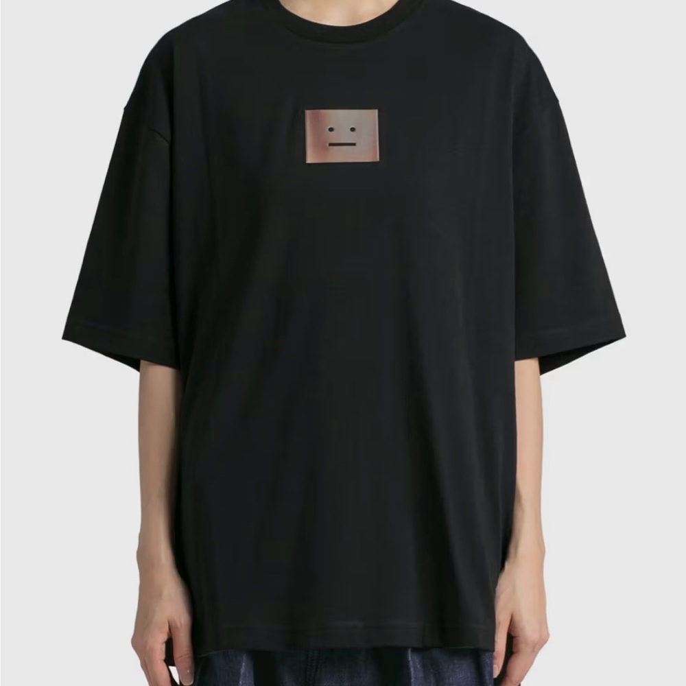 Acne Black Short Sleeve Tee